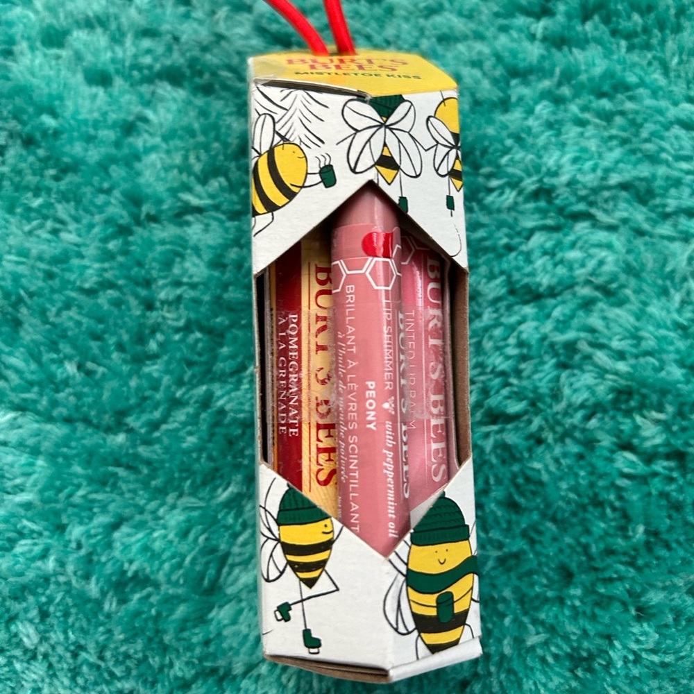Burt’s Bees lip stains. Set of 3.